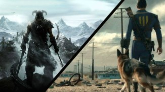 Skyrim (left) and Fallout 4 (right) by Bethesda